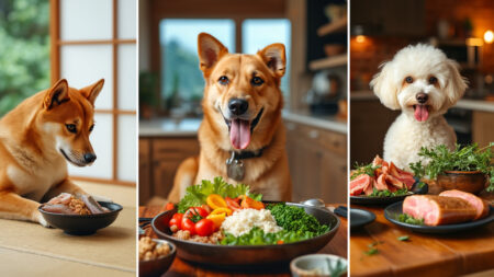 Le abitudini alimentari dei cani nel mondo: cosa mangiano in Giappone, USA e Francia ?
